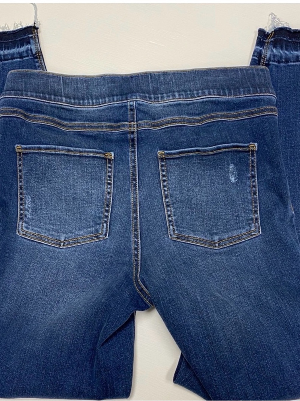 SPANX Mid Blue High-Rise Skinny Jeans - Picture 6 of 9